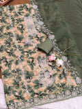 Royal Plum Floral Embroidered Suit Set