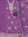 Plum Purple Royale Embroidered Suit Set