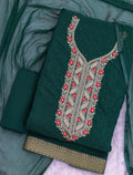 Forest Green Royale Embroidered Suit Set