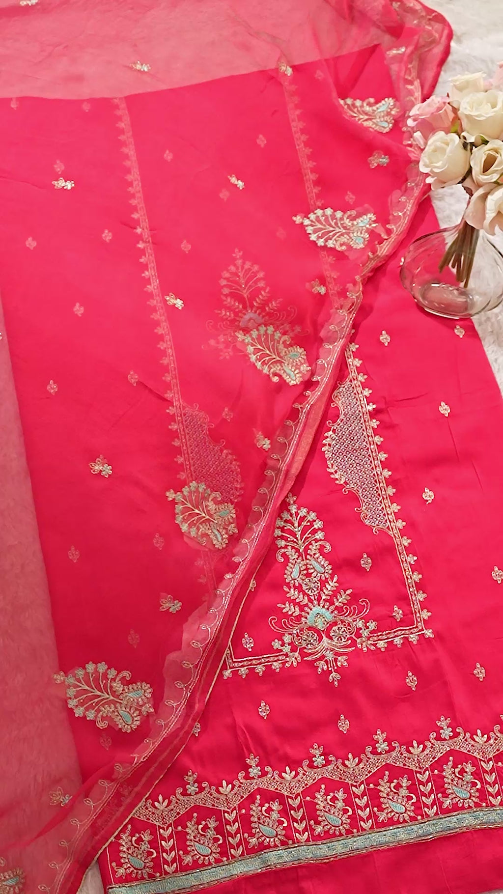 Forest Green Royale Embroidered Suit Set